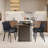 Dining Chairs Faux Leather for Kitchen Dining Room, Comfortable Mid Century Modern Chair with Metal Legs, Upholstered Side Chair for Livingroom-968941176-1001225533