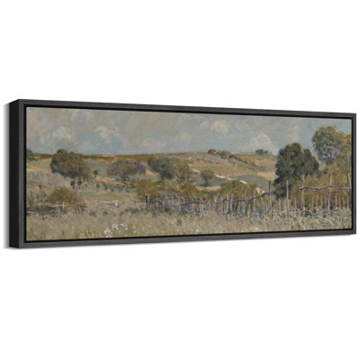 Countryside View Fields of Serenity Modern Art