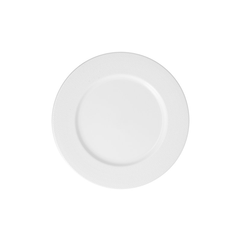 Fortessa Ornament  Bone China, 10.75" Dinner Plate (Set of 4), White, White