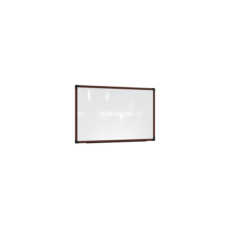 Tableau blanc Ghent Prest, 26,25 po x 38,25 po, Bois caramel