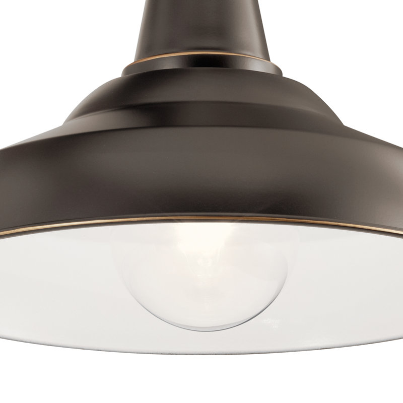 Hemlen Steel Wall Light, 16.25" H x 12.5" W x 21" D, Olde Bronze
