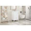 Meuble-lavabo de 20 po avec lavabo, armoire de salle de bain avec porte à fermeture douce, support de rangement et tiroir