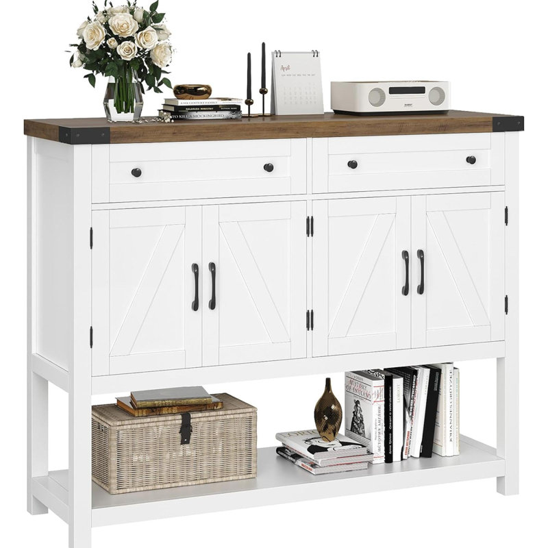 Neia 47.2'' Console Table, White
