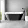 67'' Acrylic Freestanding Bathtub With Unique Diamond Pattern Design Chrome Overflow And Pop-up Drain