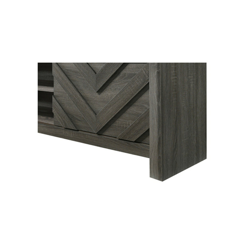 Meuble télé 1pc, Gris foncé