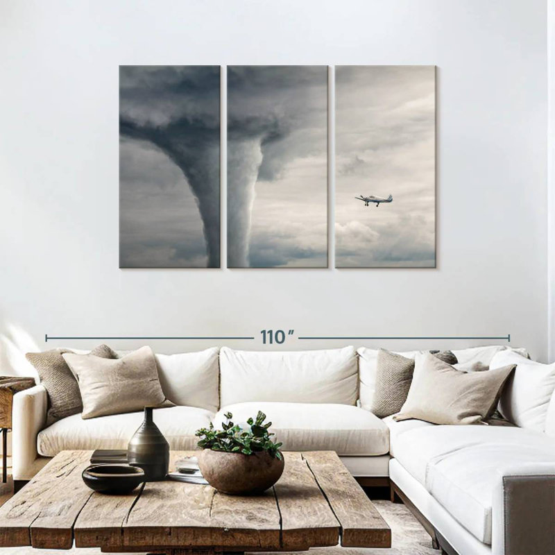 Alvord la tempête, H 48 po x l 74 po
