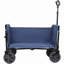 Convertible Foldable Utility Trolley With Bench Seat And Dog Leash