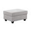 Canapé modulaire en L avec repose-pieds 7 pièces Linen