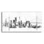 «Bridge And Skyline Silver» par Avery Tillmon, art mural en verre acrylique-1152611887-1166133826-1166133824