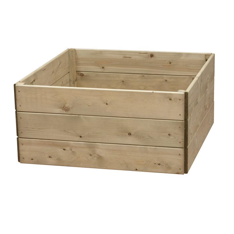 Alaia Square Raised Bed, 45cm High, 90 x 90cm