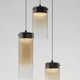 Delonda 3 Light Glass Dimmable LED Pendant
