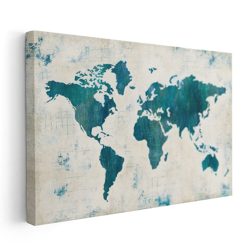 Discover the World - Canvas Print Wall Art, H 24 po x l 36 po