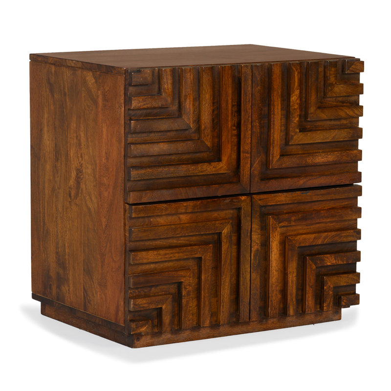 Solid Wood Nightstand