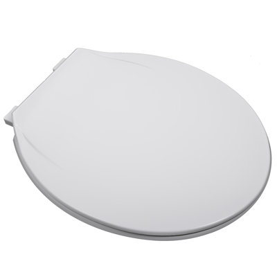 Siège de toilette rond en plastique standard