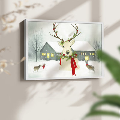 Chirstmas Art-CDXLIV - Reproduction encadrée - Restickable