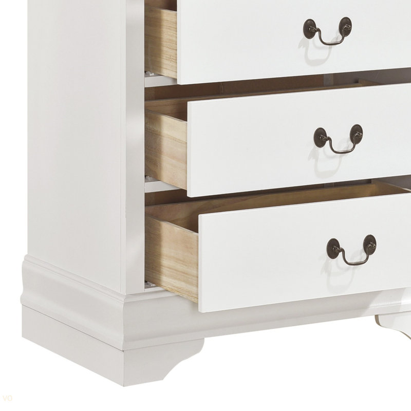 Mobilier de chambre à coucher de style traditionnel 1pc, Blanc