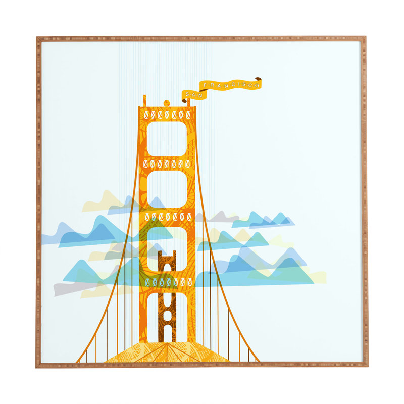 « san francisco golden gate », impression encadrée