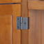 Unité de coin de 72 po de hauteur avec 8 portes - Solution de rangement polyvalente couleur chêne pour le bureau à domicile Grand garde-manger pour maximiser l'espace