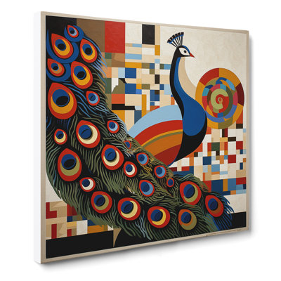 Peacock Constructivism No.6 - No Frame Print
