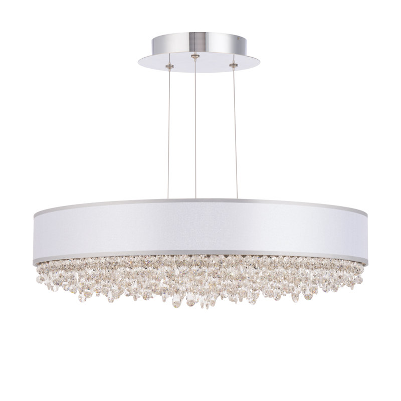 Eclyptix 1 - Light LED Chandelier, Silver