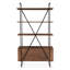 Halden Tall Bookshelf In Pecan Brown