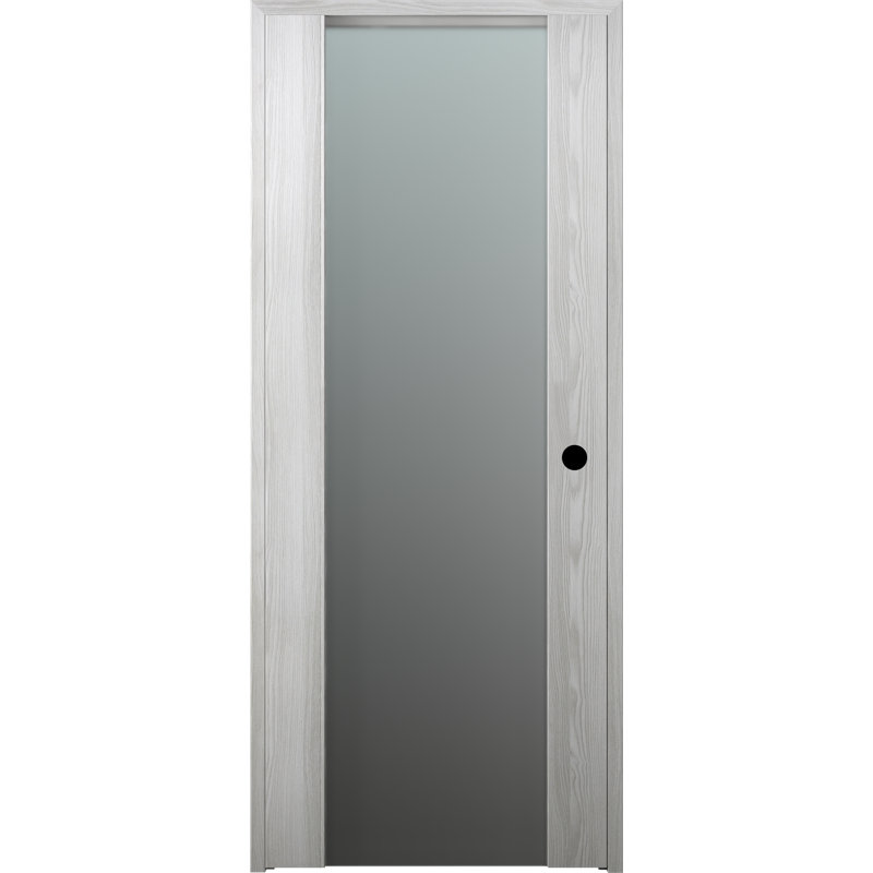 Porte standard en verre Avon, Urbain foncé, 31,75 po x 79,37 po, Gauche