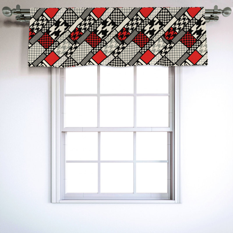 Sateen Ruffled Window Valance