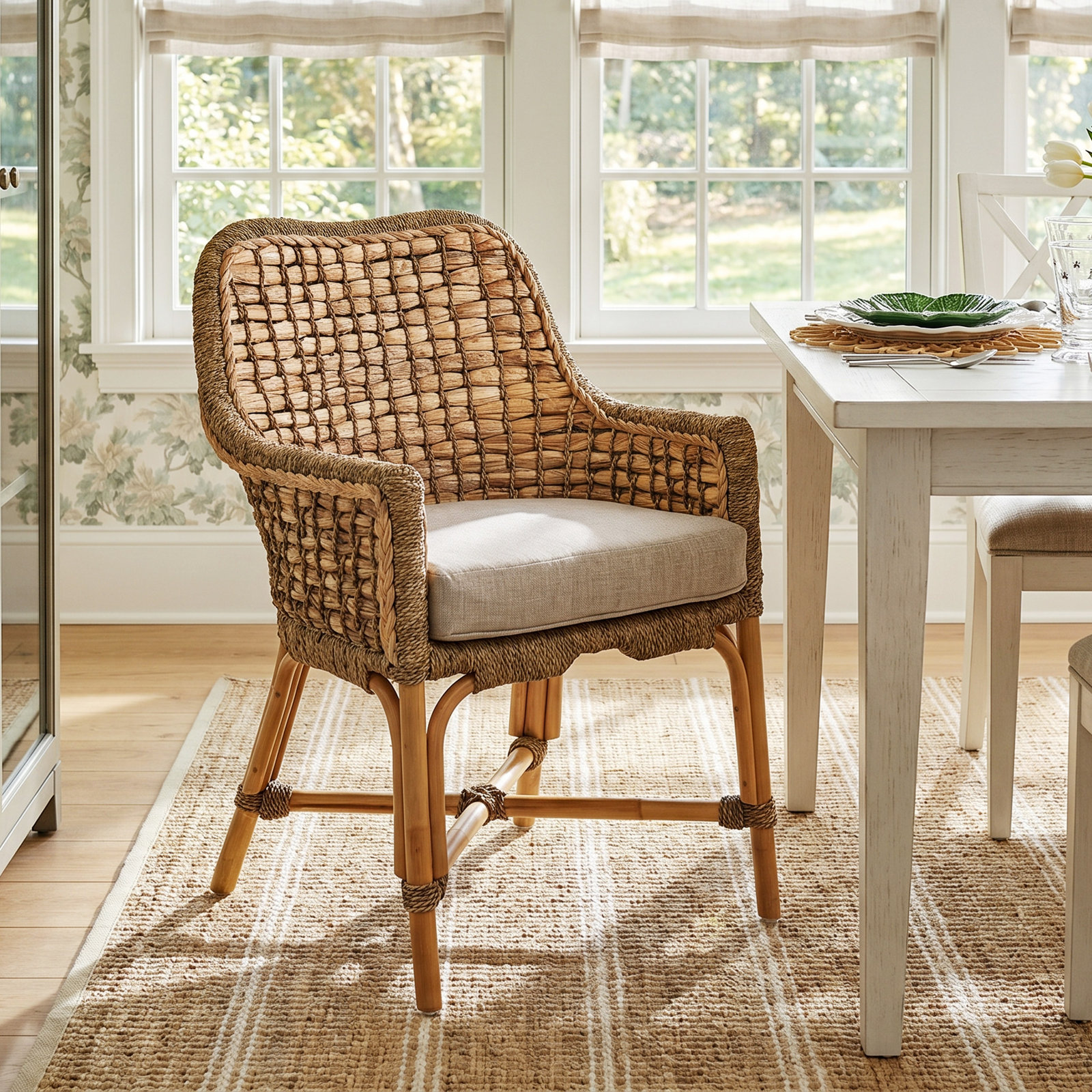 Kinston Cotton Dining Armchair