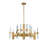 Modern 6 Light 2 Tier Crystal Chandelier-22986192