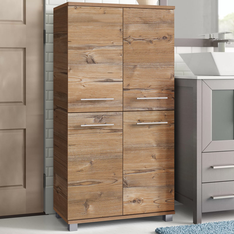 Isola Freestanding Bathroom Cabinet, Beige