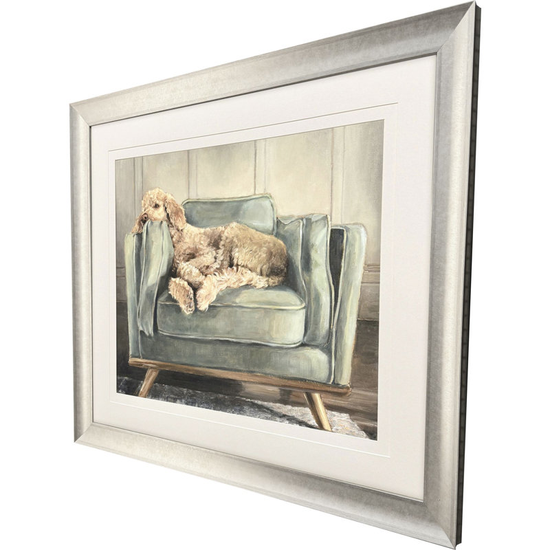 «Canine Portrait», art encadré