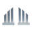 Crystal Pyramid Geometric Decorative Silver Bookends Set-1027079090