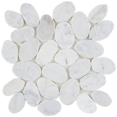 Island Stones | 12 In. X 12 In. Tumbled Stone Mosaic Tile