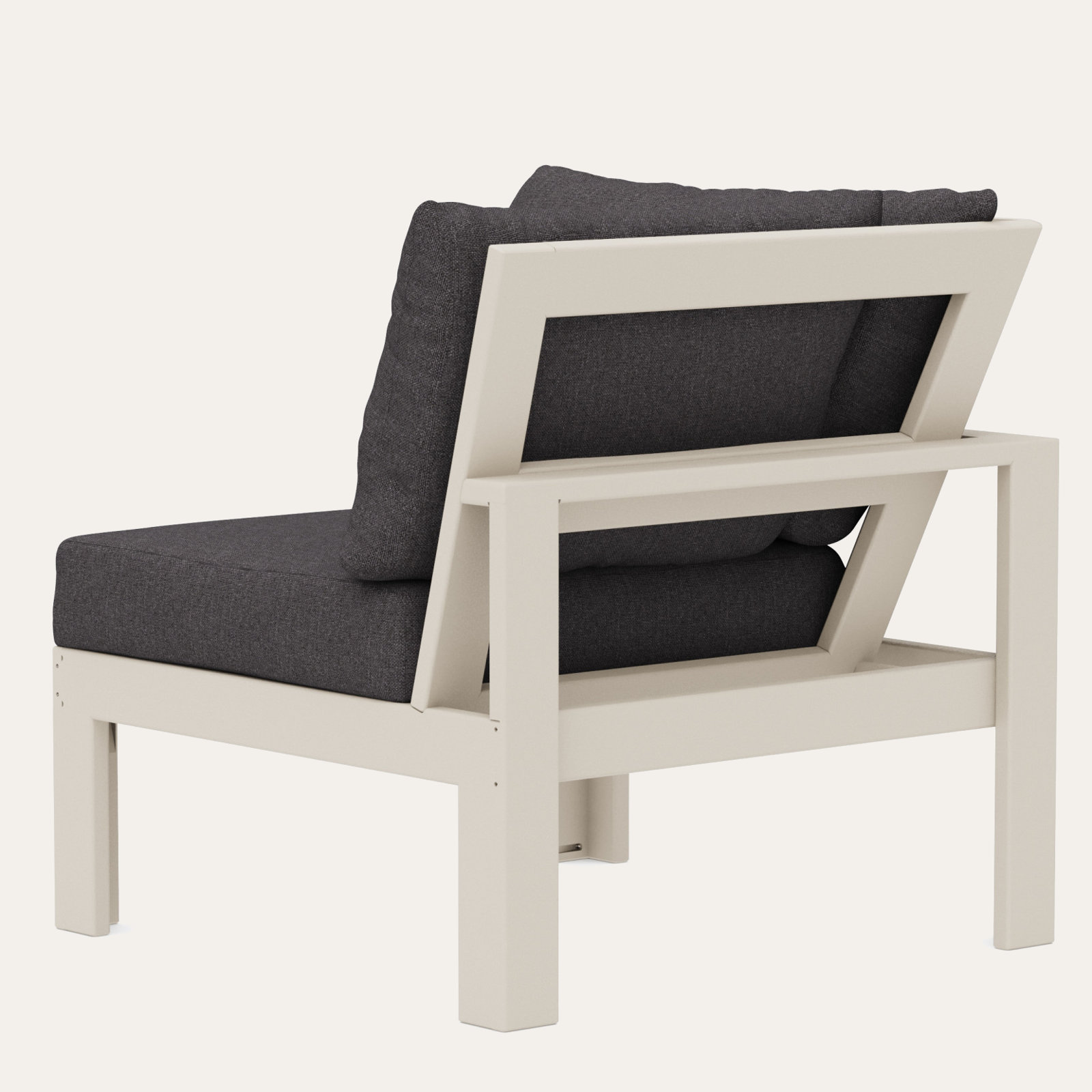 Edge Patio Lounge Chair, Ash Charcoal Revolution®, Sand