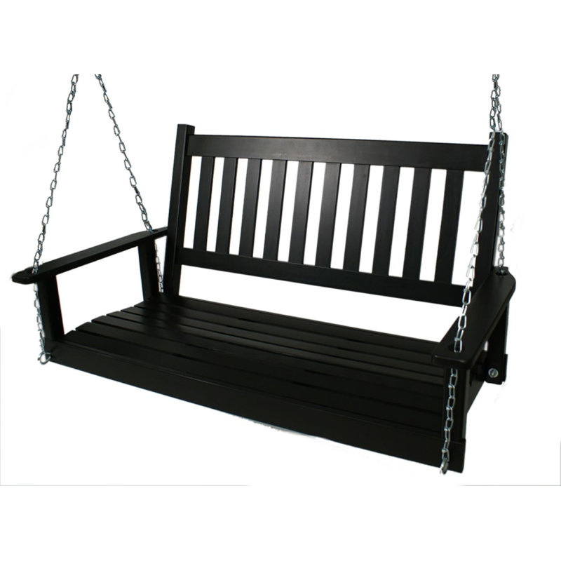 2 Person Alder Porch Swing, Matte White