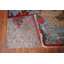 Tapis oriental à motif floral animaux bleu Ziegler