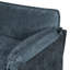 Niveau supérieur, canapé intérieur surdimensionné, repose-pieds portatif, canapé-lit simple Boucle avec siège plus large, coussin double profond, accoudoirs épais pour le salon, la chambre à coucher.