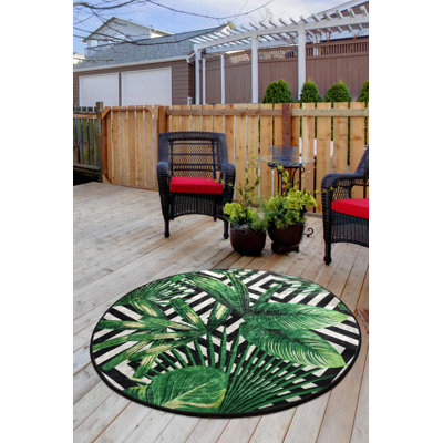 Stylish Round Carpet, 55.1 in Diameter, Soft 100% Polyester, 0.4 in Pile Height | Antibacterial, Non-Slip Underside, Machine Washable at 86°F | Ideal for Living Room, Bedroom, & Play Areas, Durable & Easy to Maintain