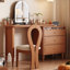 Coiffeuse avec miroir lumineux, 3 tiroirs