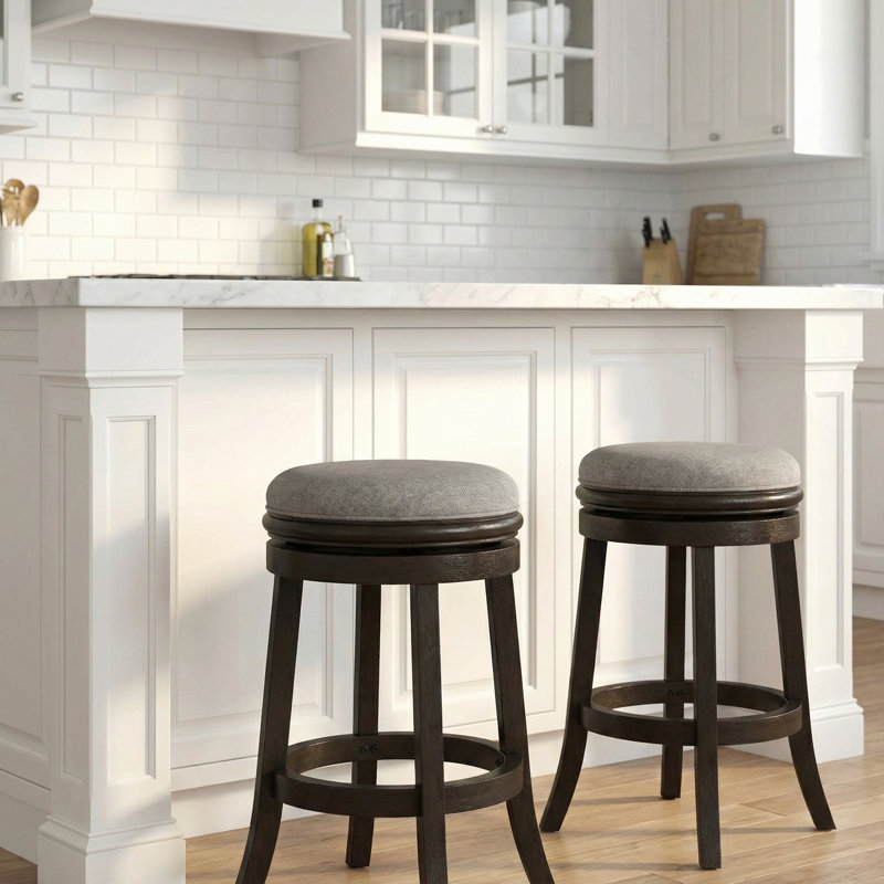 Tabouret de bar et de comptoir pivotant Hedd, Tabouret de comptoir (assise à une hauteur de 25,