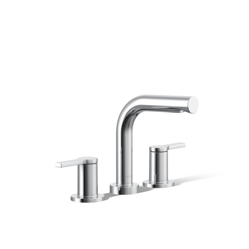 Elate Deck-Mount Bath Faucet Trim, Polished Chrome