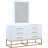 Maxine 6 Drawer 56" W Dresser-909196402