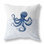 Oceanic Octo Art Reversible Throw Pillow