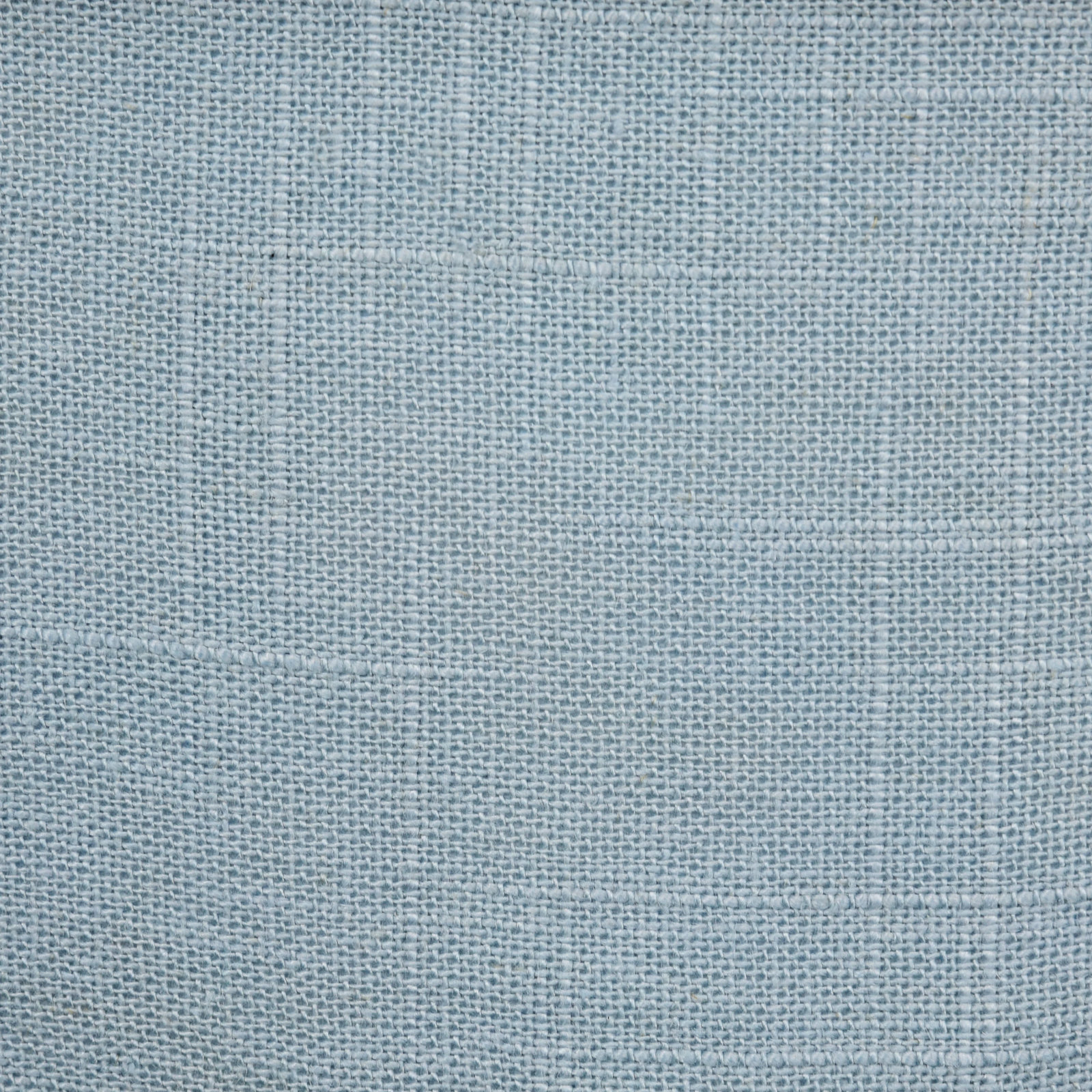 Hera Washed Linen Flange Modern Rustic Classic Chic Duvet Cover Set, King Duvet Cover + 2 King Shams, Light Blue