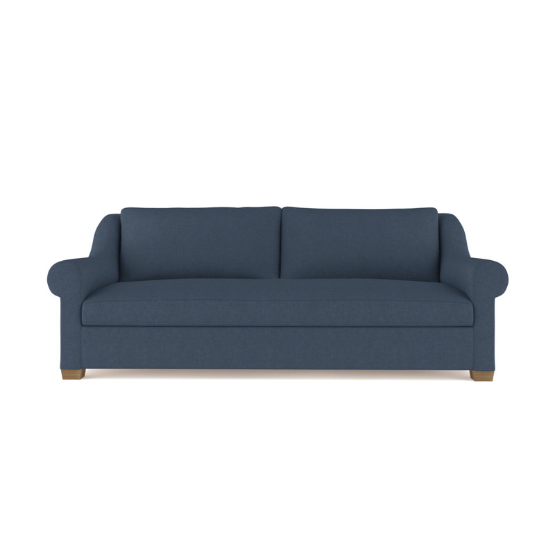 Causeuse Thompson, H 32 po x l 72 po x P 41 po, Lin à tissage carré jacinthe, Naturel