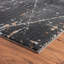 Tapis noir / gris Ioan-308345101
