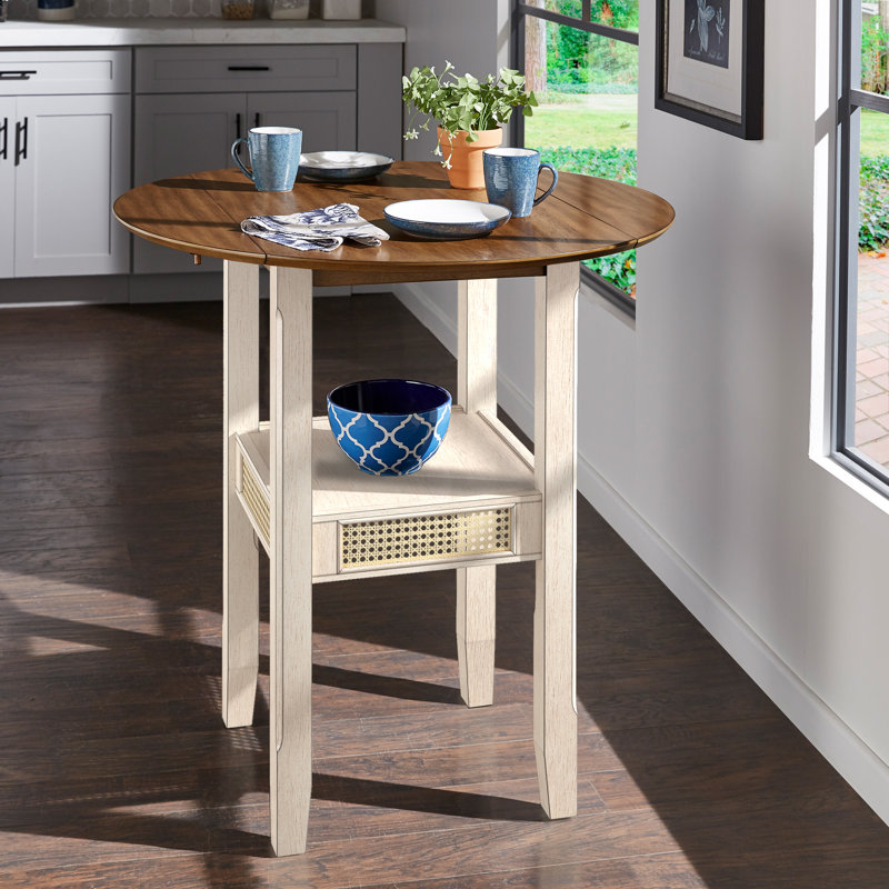 Pulukan Counter Height Dining Table, Counter Height (36" Height), Blanc