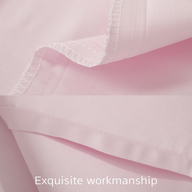 Standard Cotton Nursery Pillowcases - 500 Thread Count Travel-Friendly 13x18-Inch Envelope Closure Set?, Pink