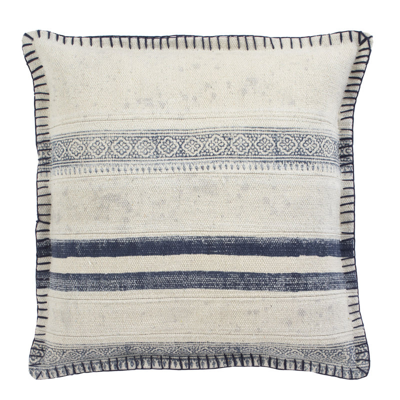 Housse de coussin en coton Lola, 20 po X 20 po
