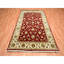 Tapis rouge rubis en laine et soie noués à la main 6 pi x 9 pi 2 po 46F028FDC6744F19883F460EDCE40A68